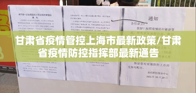 甘肃省疫情管控上海市最新政策/甘肃省疫情防控指挥部最新通告