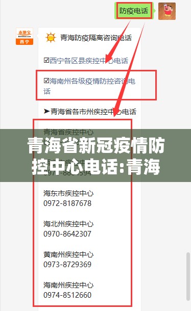青海省新冠疫情防控中心电话:青海省新冠疫情防控中心电话是多少
