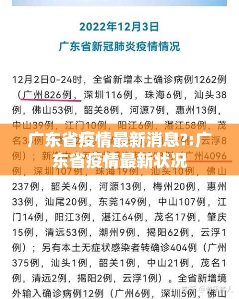 广东省疫情最新消息?:广东省疫情最新状况