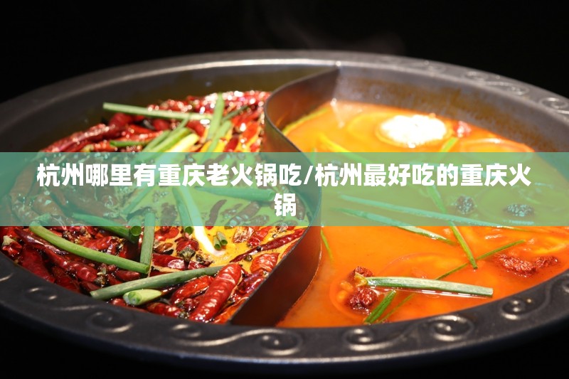 杭州哪里有重庆老火锅吃/杭州最好吃的重庆火锅