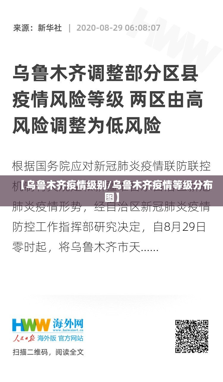 【乌鲁木齐疫情级别/乌鲁木齐疫情等级分布图】