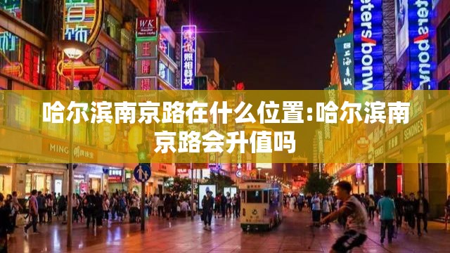 哈尔滨南京路在什么位置:哈尔滨南京路会升值吗