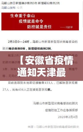 【安徽省疫情通知天津最新消息/安徽省疫情最新消息分布】