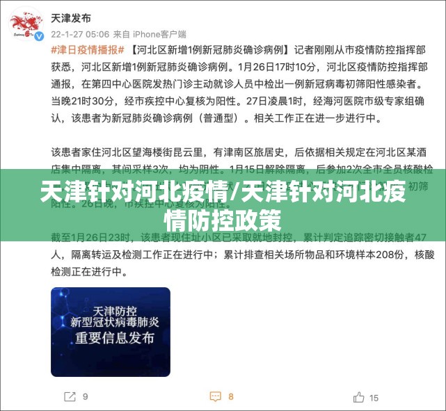 天津针对河北疫情/天津针对河北疫情防控政策