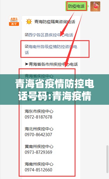 青海省疫情防控电话号码:青海疫情防控24小时值班电话