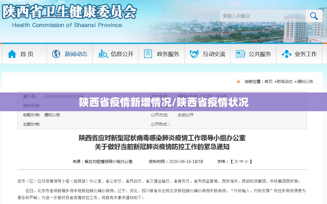 陕西省疫情新增情况/陕西省疫情状况