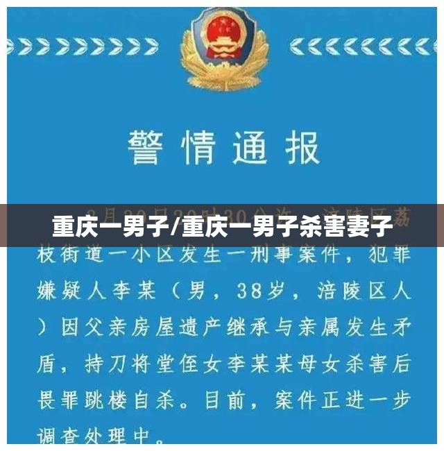 重庆一男子/重庆一男子杀害妻子