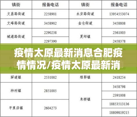 疫情太原最新消息合肥疫情情况/疫情太原最新消息合肥疫情情况查询