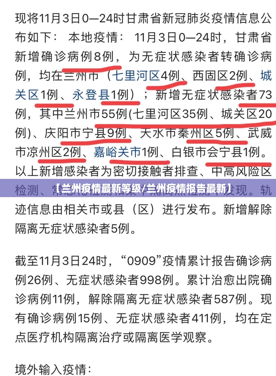 【兰州疫情最新等级/兰州疫情报告最新】
