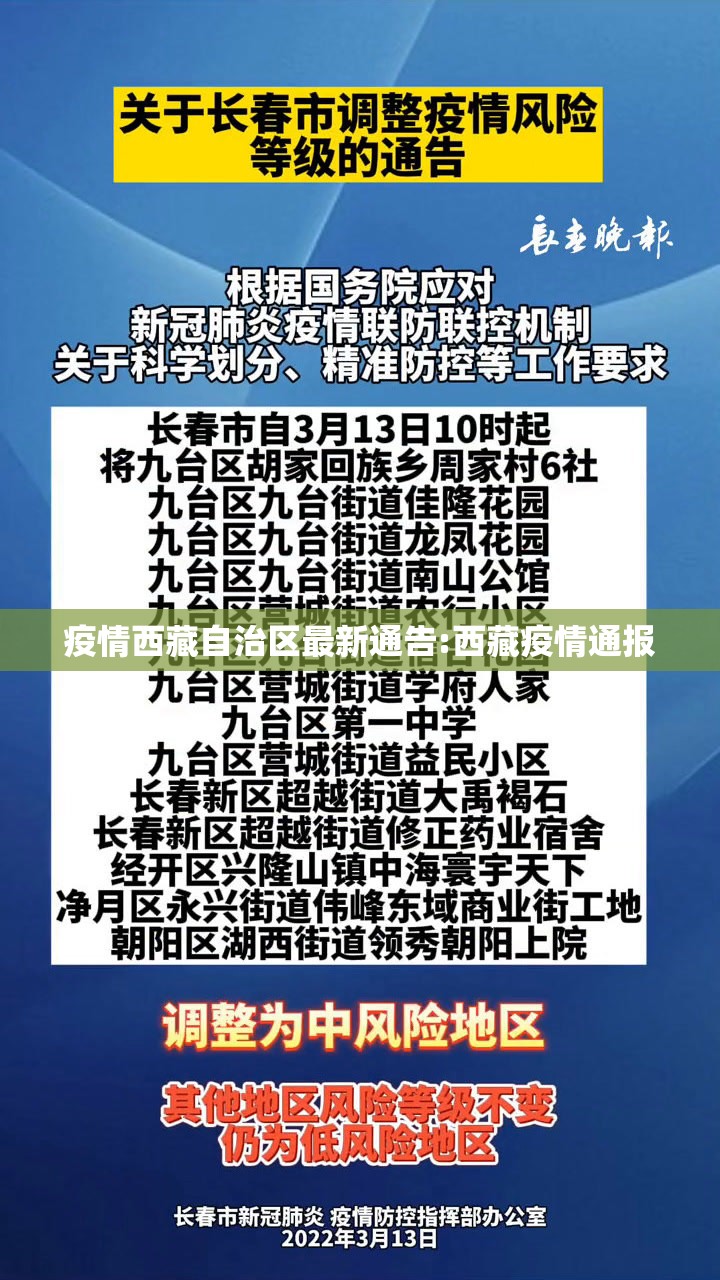 疫情西藏自治区最新通告:西藏疫情通报