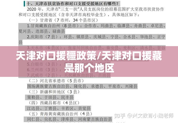 天津对口援疆政策/天津对口援藏是那个地区