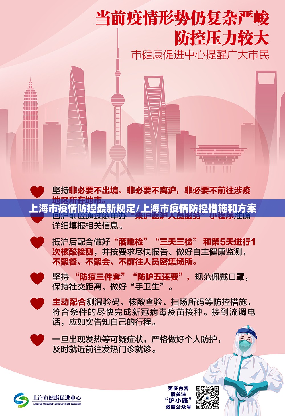 上海市疫情防控最新规定/上海市疫情防控措施和方案