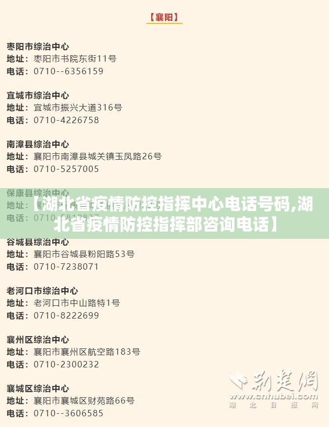 【湖北省疫情防控指挥中心电话号码,湖北省疫情防控指挥部咨询电话】