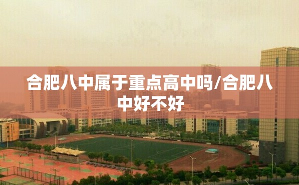 合肥八中属于重点高中吗/合肥八中好不好