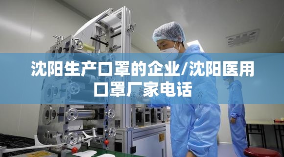 沈阳生产口罩的企业/沈阳医用口罩厂家电话