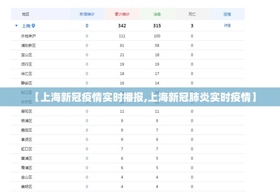 【上海新冠疫情实时播报,上海新冠肺炎实时疫情】