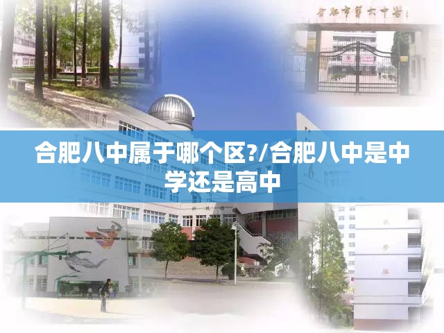 合肥八中属于哪个区?/合肥八中是中学还是高中