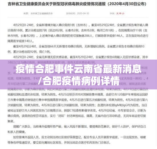 疫情合肥事件云南省最新消息/合肥疫情病例详情