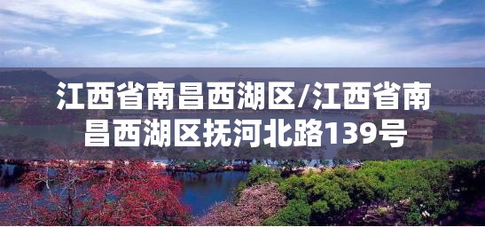 江西省南昌西湖区/江西省南昌西湖区抚河北路139号