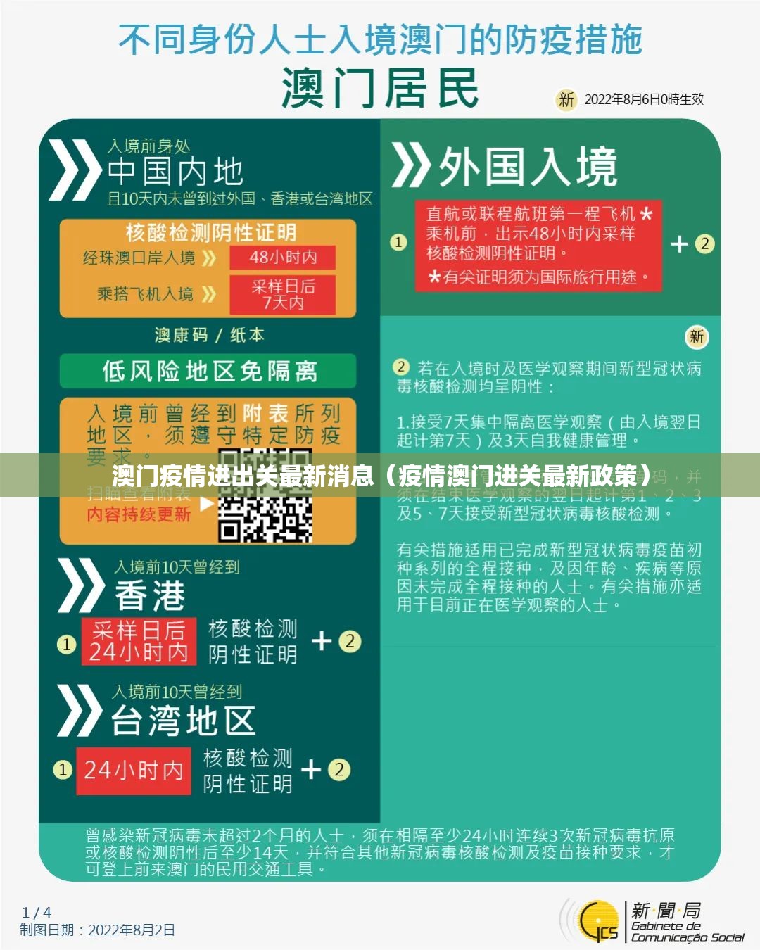 澳门疫情进出关最新消息（疫情澳门进关最新政策）