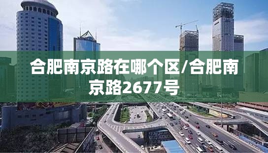 合肥南京路在哪个区/合肥南京路2677号