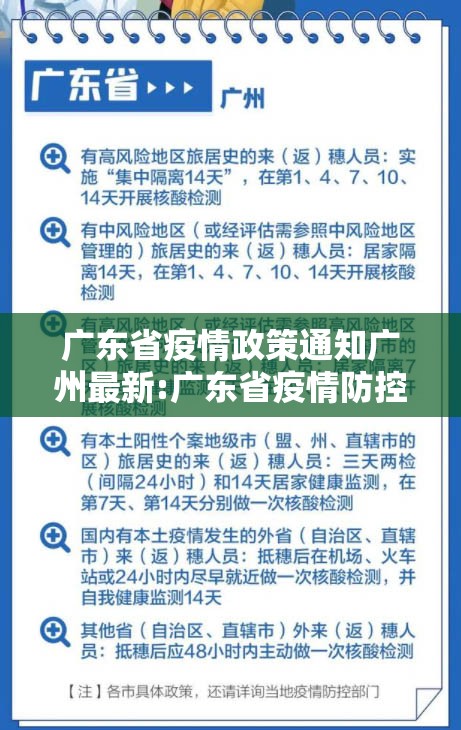 广东省疫情政策通知广州最新:广东省疫情防控最新