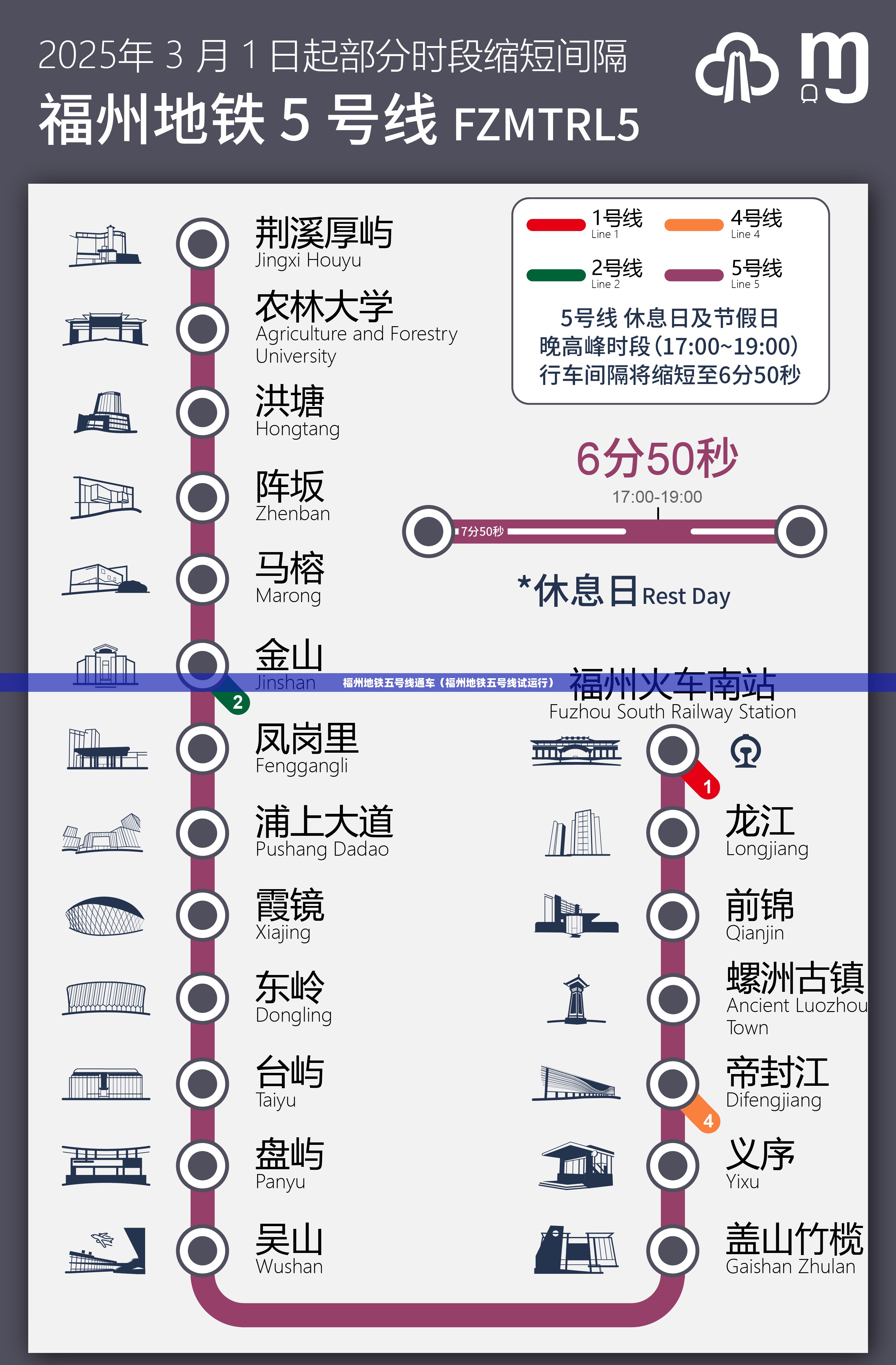 福州地铁五号线通车（福州地铁五号线试运行）