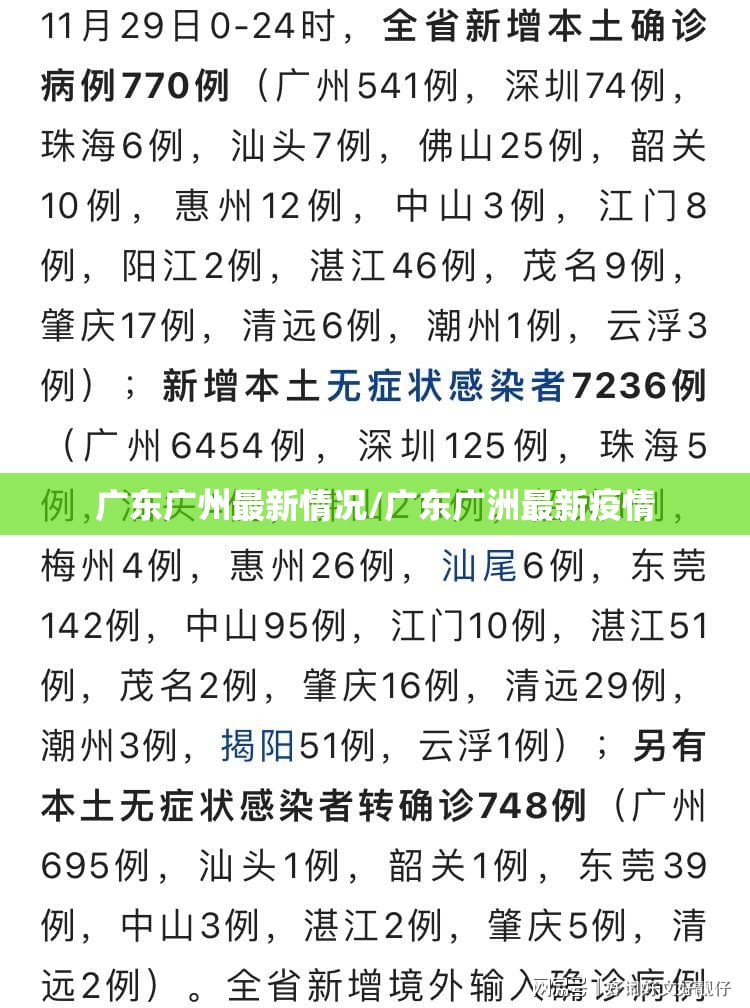 广东广州最新情况/广东广洲最新疫情