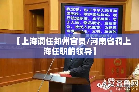 【上海调任郑州官员/河南省调上海任职的领导】