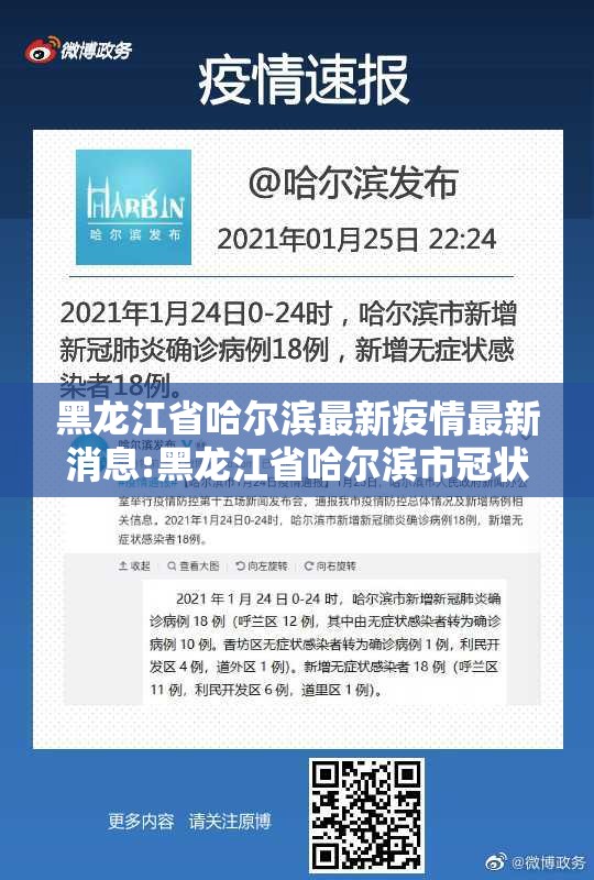 黑龙江省哈尔滨最新疫情最新消息:黑龙江省哈尔滨市冠状肺炎最新消息
