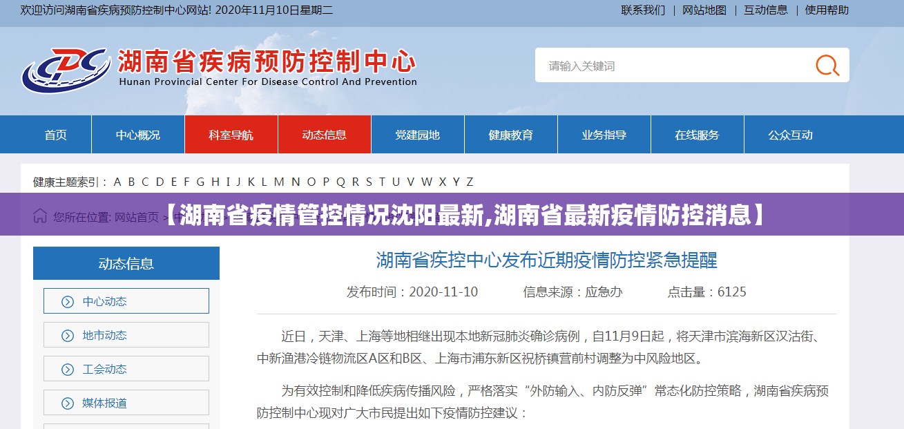 【湖南省疫情管控情况沈阳最新,湖南省最新疫情防控消息】