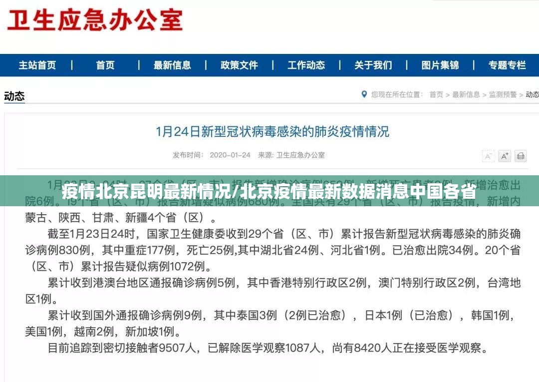 疫情北京昆明最新情况/北京疫情最新数据消息中国各省