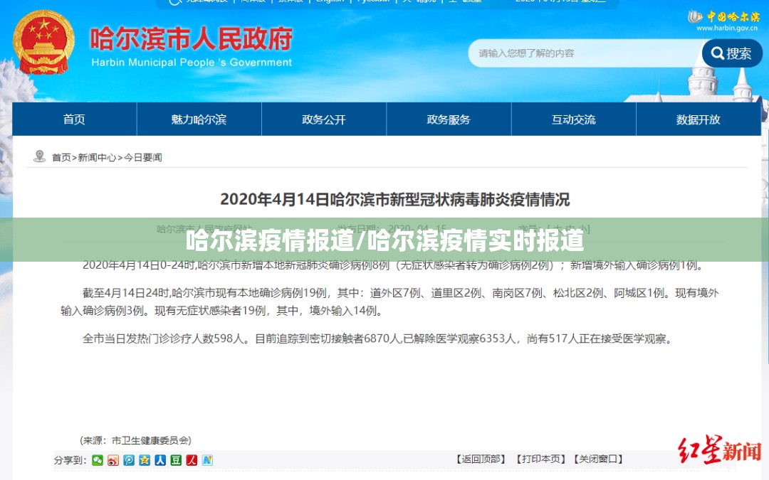 哈尔滨疫情报道/哈尔滨疫情实时报道