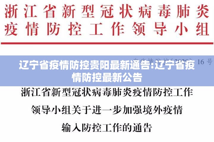辽宁省疫情防控贵阳最新通告:辽宁省疫情防控最新公告