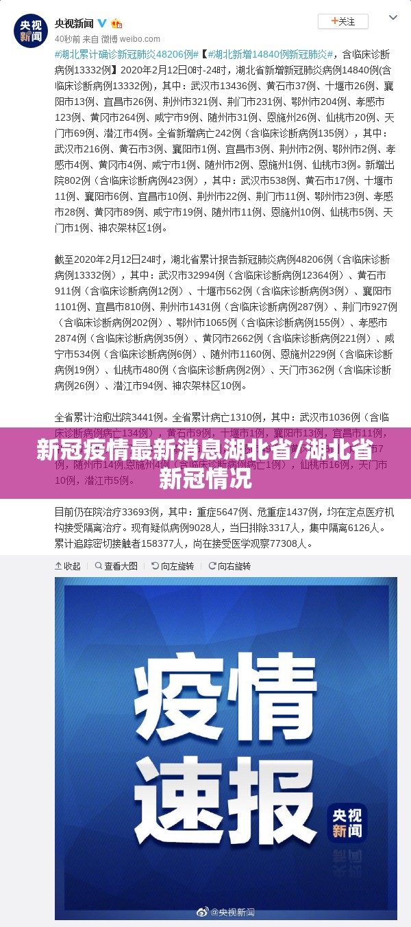 新冠疫情最新消息湖北省/湖北省新冠情况