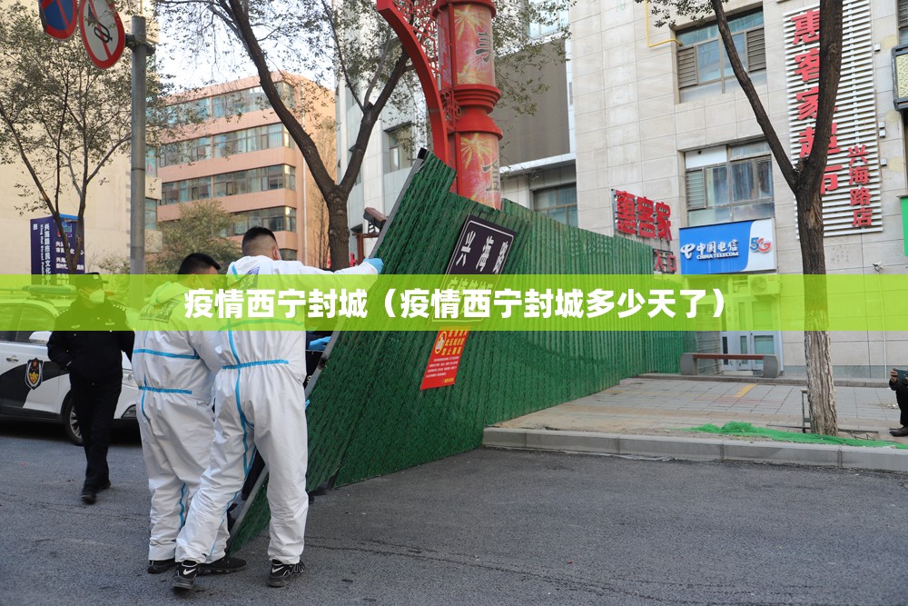 疫情西宁封城（疫情西宁封城多少天了）