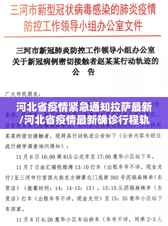 河北省疫情紧急通知拉萨最新/河北省疫情最新确诊行程轨迹消息