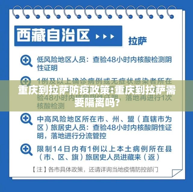 重庆到拉萨防疫政策:重庆到拉萨需要隔离吗?
