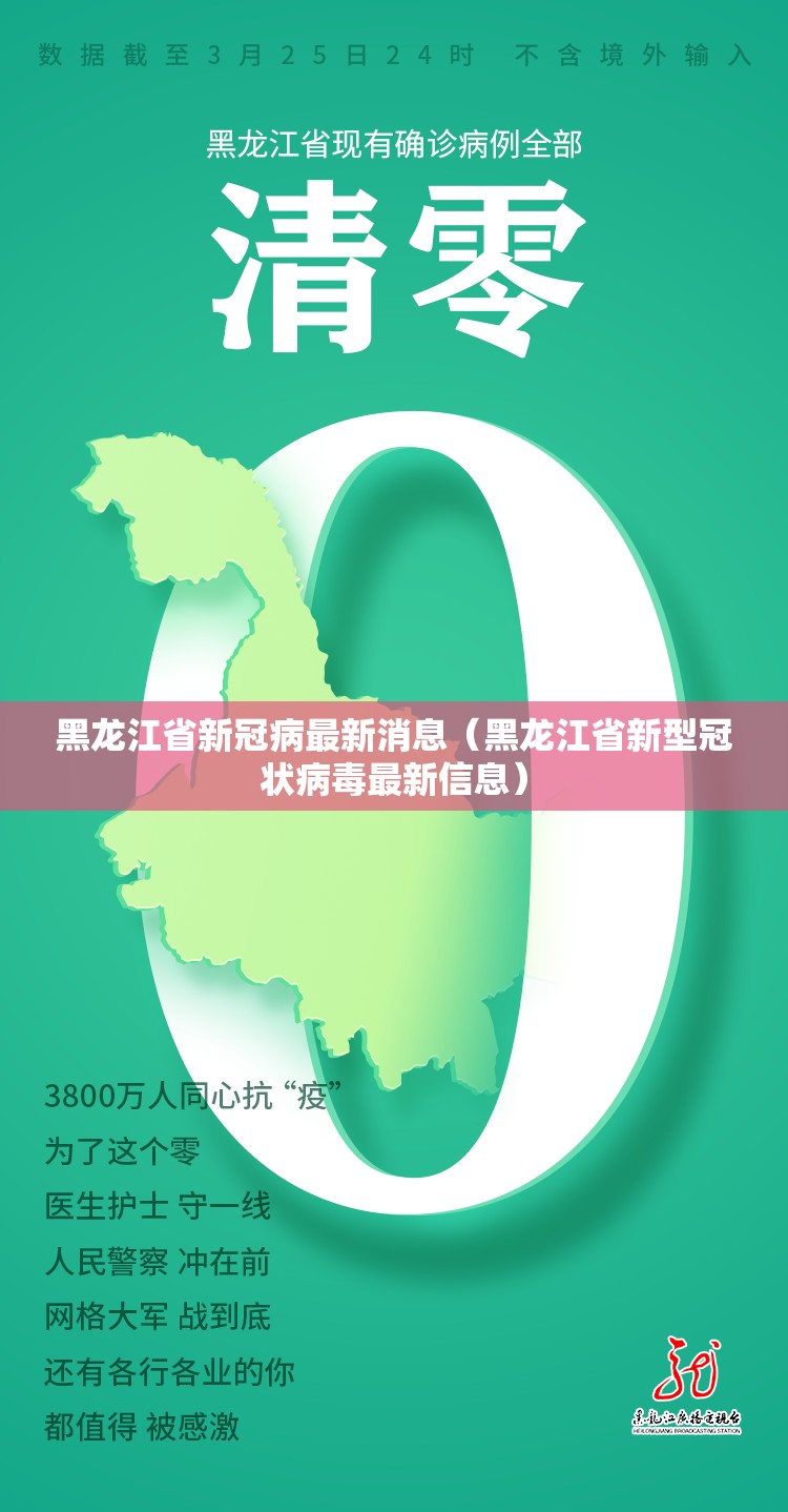 黑龙江省新冠病最新消息（黑龙江省新型冠状病毒最新信息）