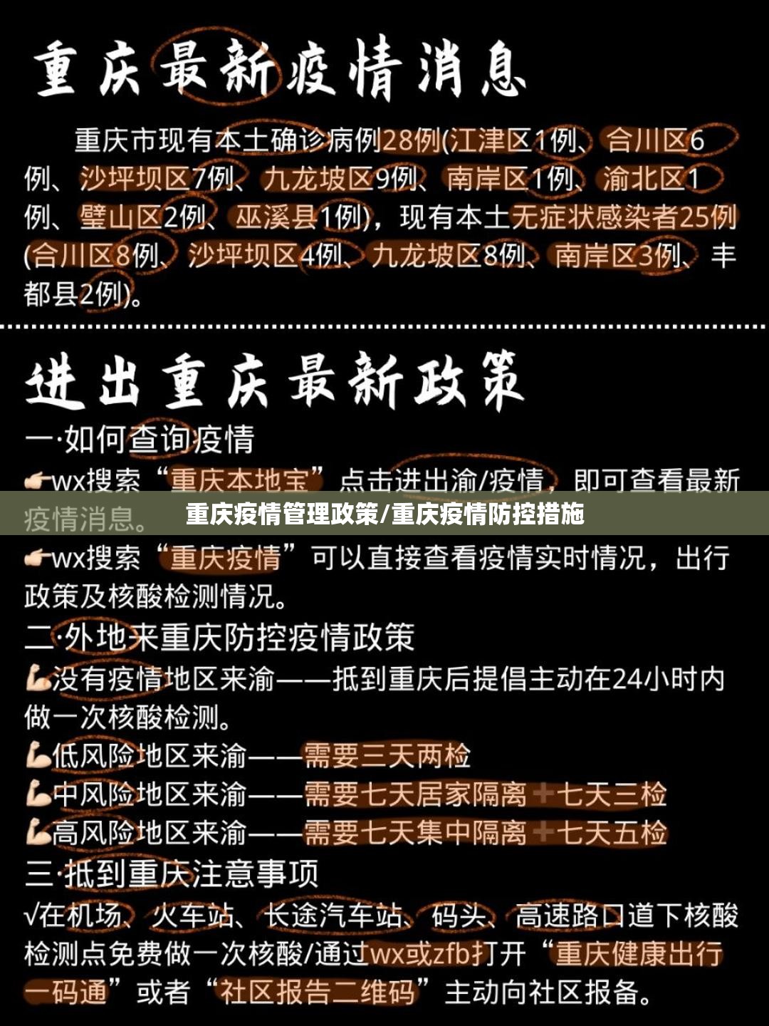 重庆疫情管理政策/重庆疫情防控措施