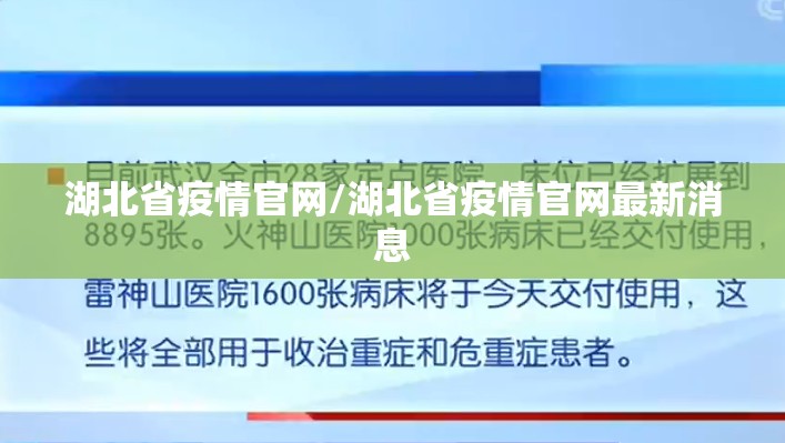 湖北省疫情官网/湖北省疫情官网最新消息