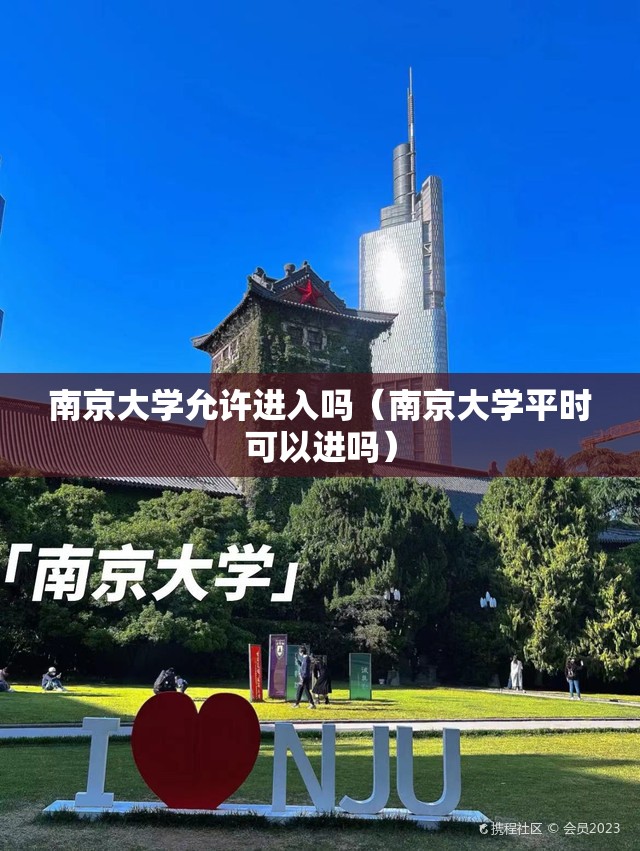 南京大学允许进入吗（南京大学平时可以进吗）