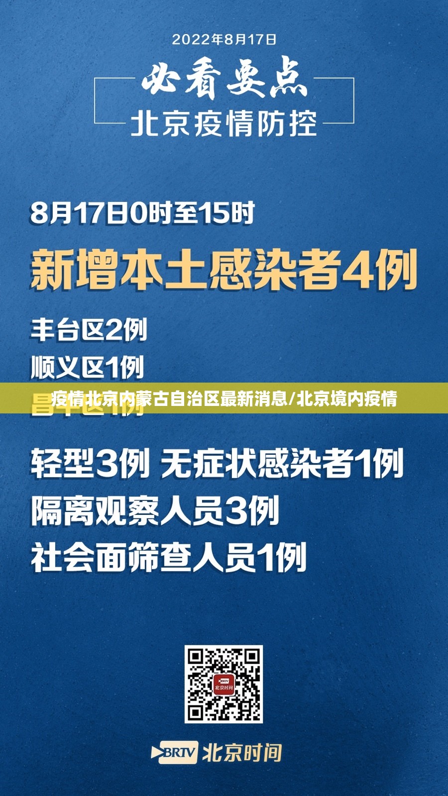 疫情北京内蒙古自治区最新消息/北京境内疫情