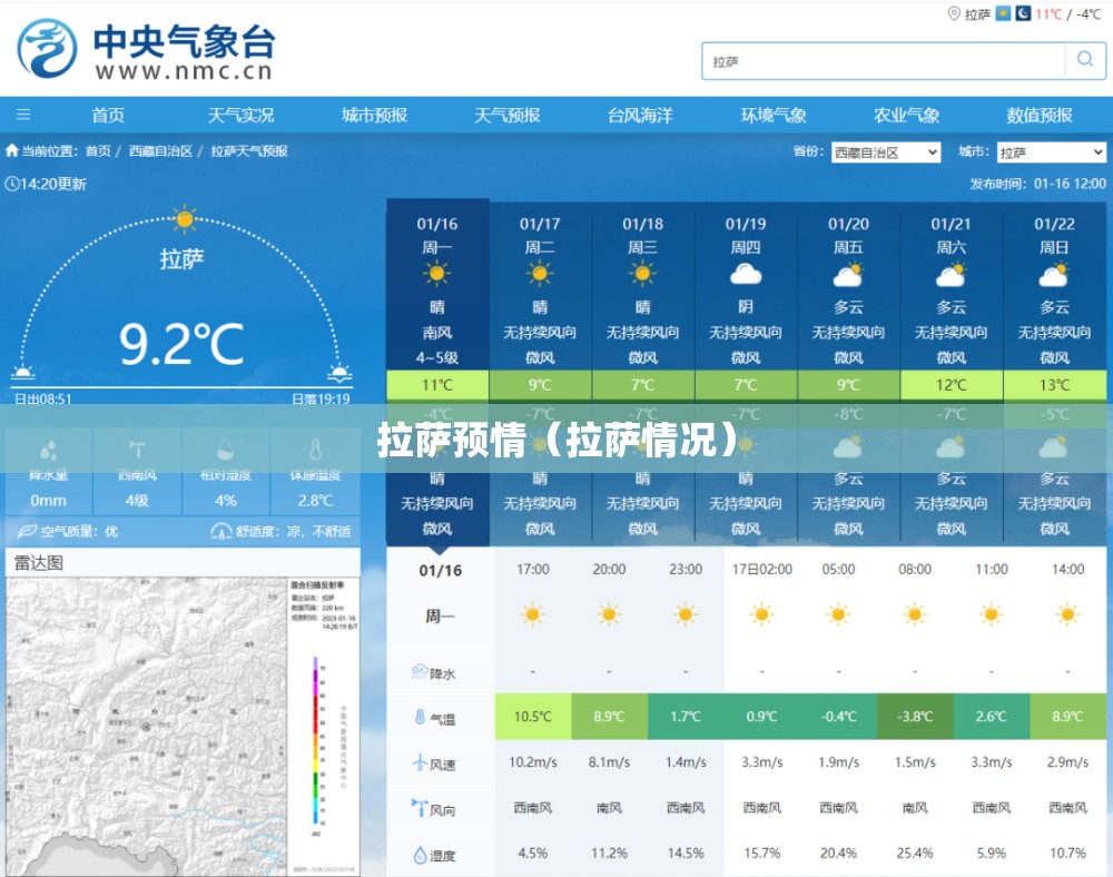 拉萨预情（拉萨情况）