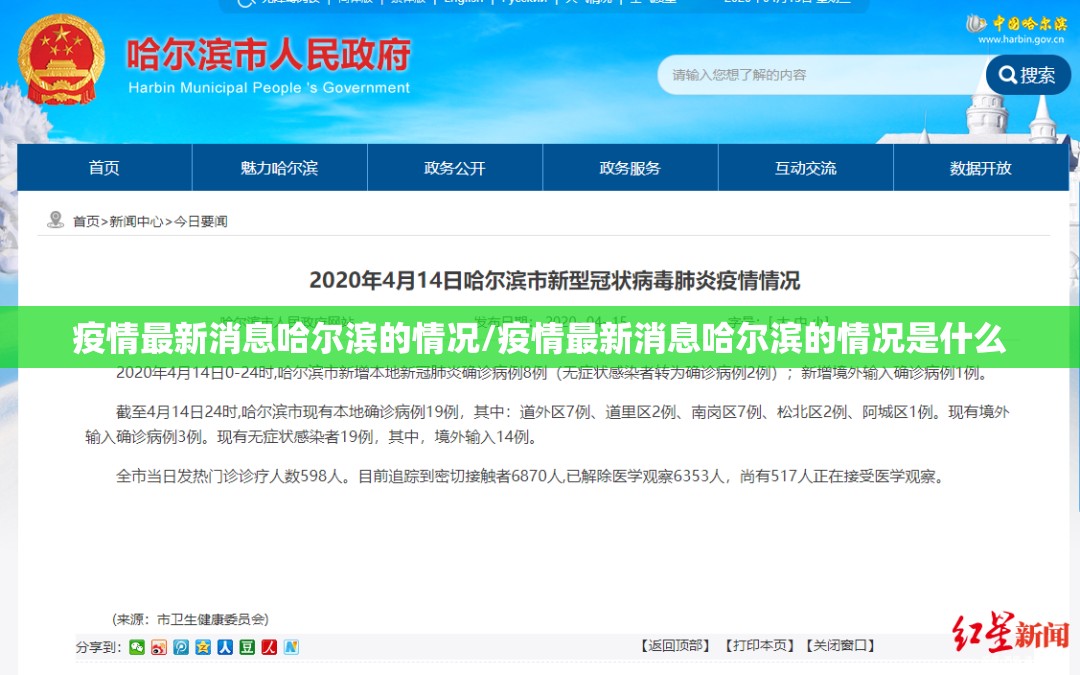 疫情最新消息哈尔滨的情况/疫情最新消息哈尔滨的情况是什么