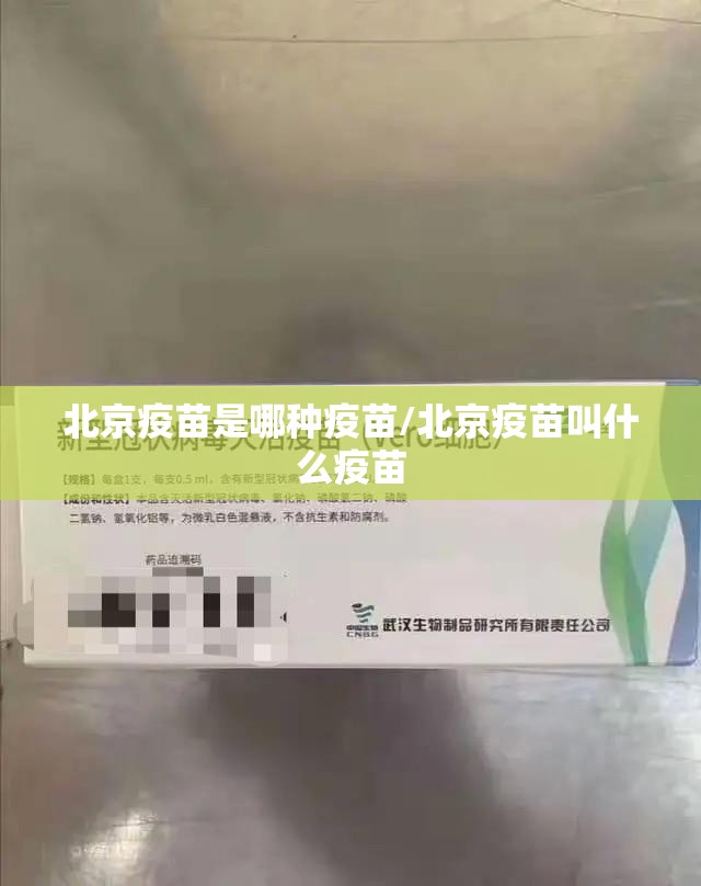 北京疫苗是哪种疫苗/北京疫苗叫什么疫苗