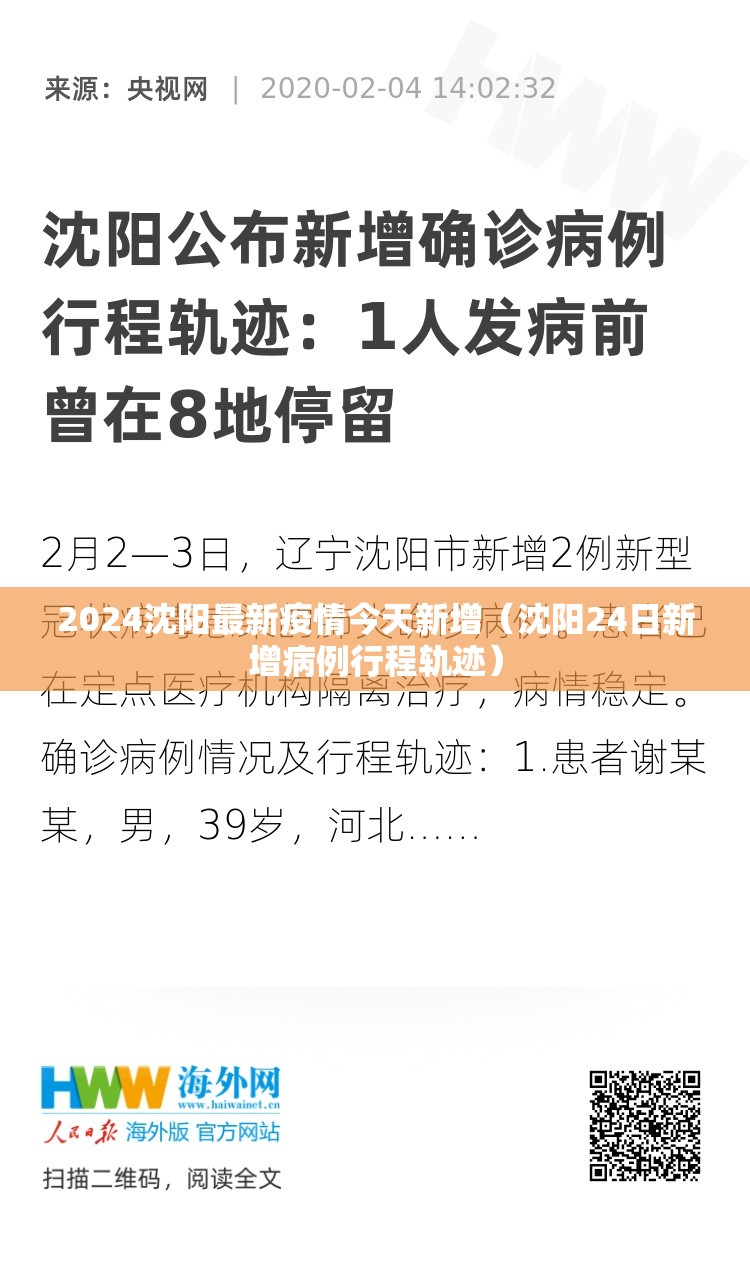 2024沈阳最新疫情今天新增（沈阳24日新增病例行程轨迹）