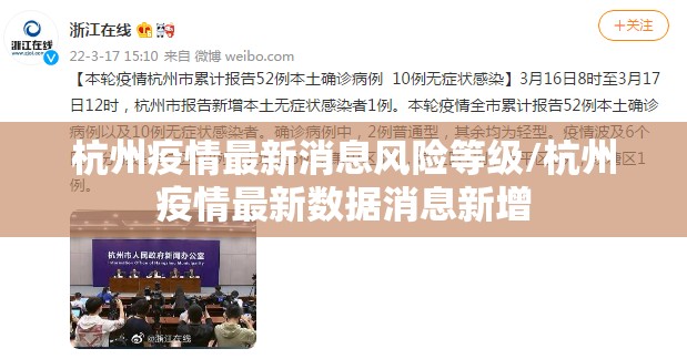 杭州疫情最新消息风险等级/杭州疫情最新数据消息新增