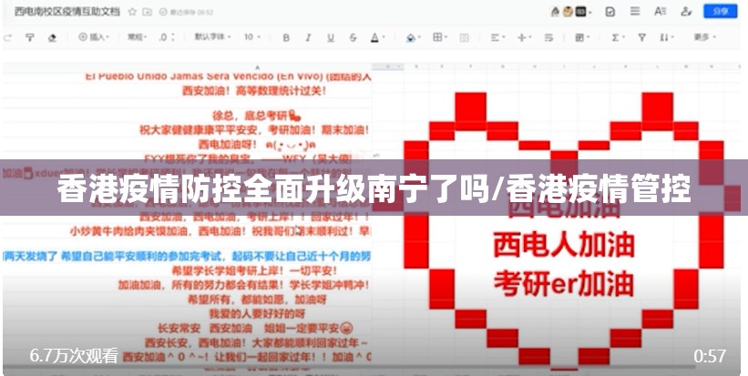 香港疫情防控全面升级南宁了吗/香港疫情管控