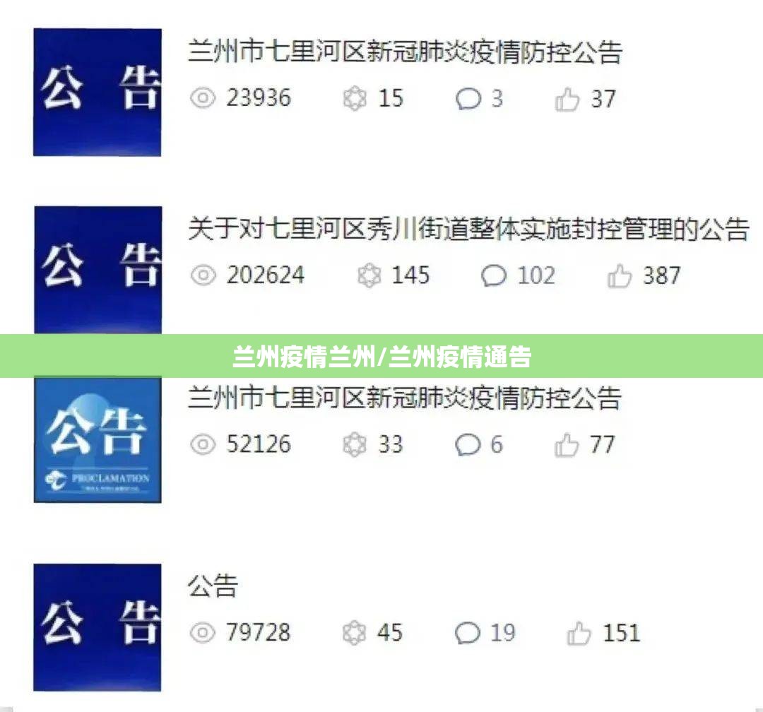 兰州疫情兰州/兰州疫情通告